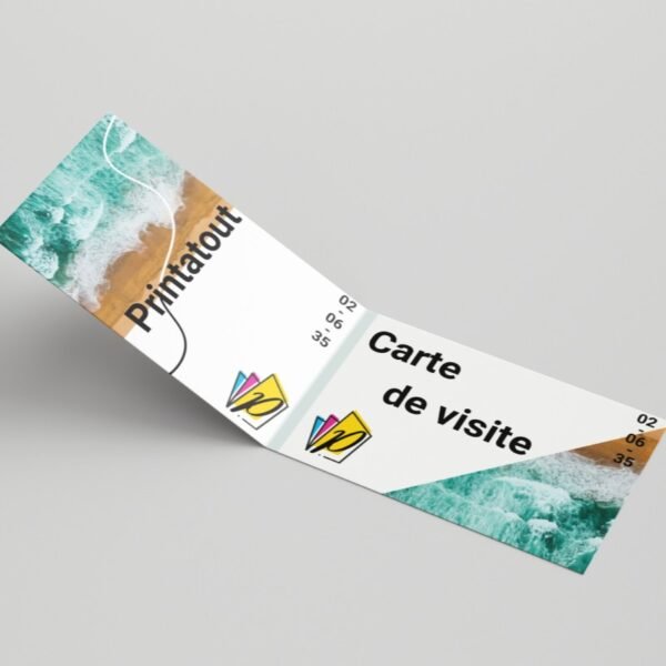carte de visite pliables