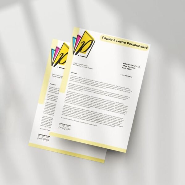 Papiers à lettres