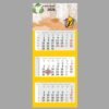 Calendriers mensuels 3 mois (multiblocs) Carton recyclé