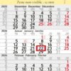 Calendriers mensuels 4 mois (Monobloc)